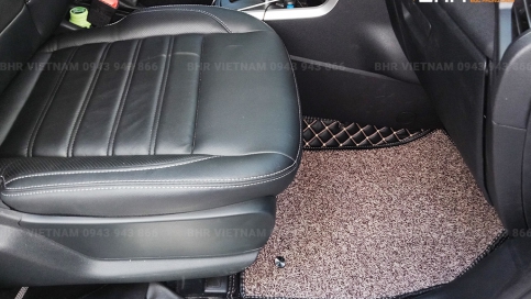 Thảm lót sàn ô tô 5D 6D Ford Ecosport: Lớp da chất lượng, mềm mại, ôm khít sàn xe